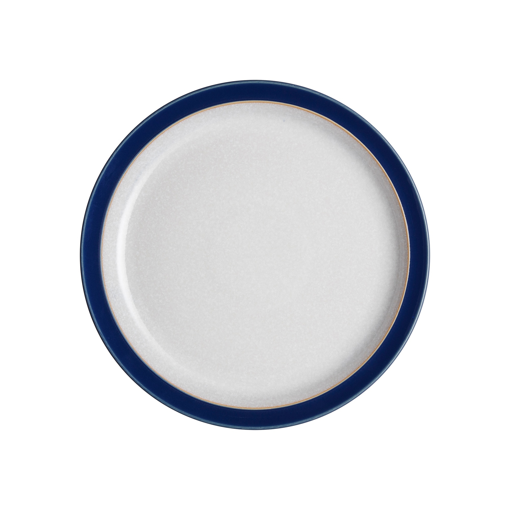 Product photograph of Elements Dark Blue Medium Plate from Denby Retail Ltd